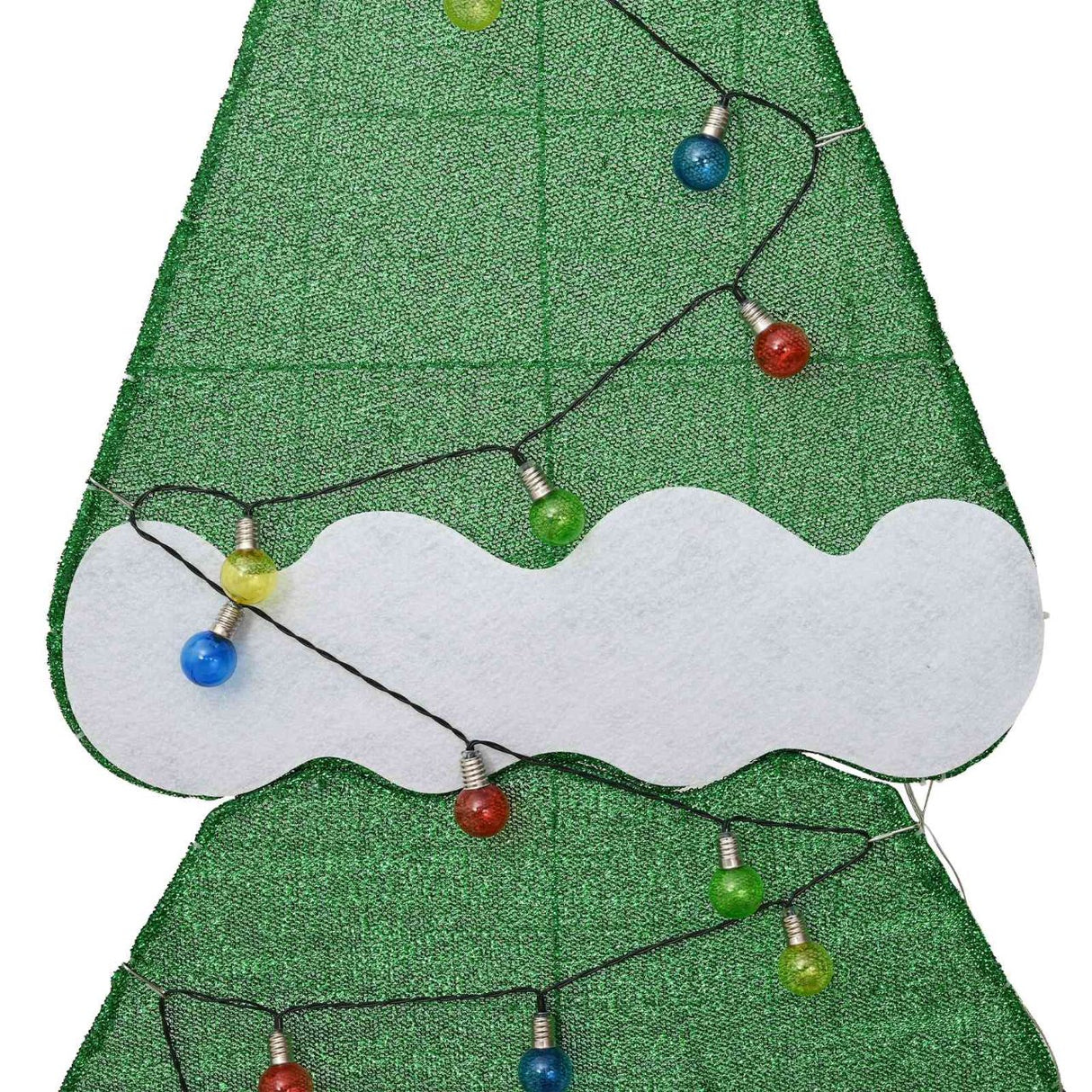 vidaXL Verlichte Kerstboom met 3 Geschenkdozen 2D Warm Wit 150 cm