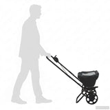 vidaXL Spreader Black 82 x 46 x 75 cm PVC and Steel