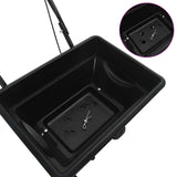 vidaXL Spreader Black 82 x 46 x 75 cm PVC and Steel