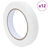 vidaXL Schilder Maskering Tapes 6 st Wit 19 mm x 50 m Papier