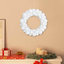 vidaXL Kerstbal Kransen 2 pcs Rood 33 x 33 x 7 cm Polystyreen