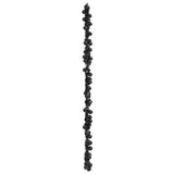 vidaXL Kerstbal Guirlande Zwart 186 cm Polystyreen