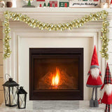 vidaXL Kerstbal Guirlande Zwart 186 cm Polystyreen