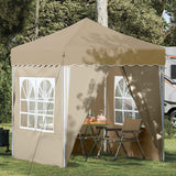 vidaXL Pop-up Feesttent Crème 195 x 195 x 245 cm Oxford Stof