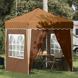 vidaXL Pop-up Feesttent Crème 195 x 195 x 245 cm Oxford Stof