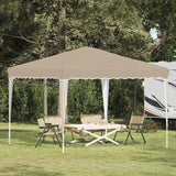 vidaXL Pop-up Feesttent Crème 288 x 288 x 245 cm Oxford Stof