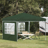 vidaXL Pop-up Feesttent Crème 288 x 288 x 245 cm Oxford Stof