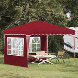 vidaXL Pop-up Feesttent Crème 288 x 288 x 245 cm Oxford Stof