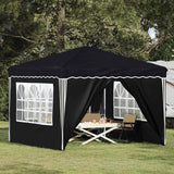 vidaXL Pop-up Feesttent Crème 288 x 288 x 245 cm Oxford Stof