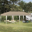 vidaXL Pop-up Feesttent 575 x 290 x 245 cm Crèmekleurig