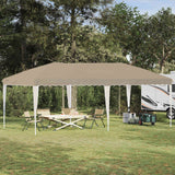 vidaXL Pop-up Feesttent 575 x 290 x 245 cm Crèmekleurig