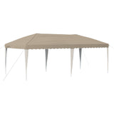 vidaXL Pop-up Feesttent 575 x 290 x 245 cm Crèmekleurig