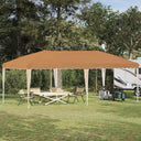 vidaXL Pop-up Feesttent 575 x 290 x 245 cm Crèmekleurig