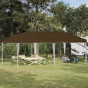 vidaXL Pop-up Feesttent 575 x 290 x 245 cm Crèmekleurig