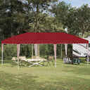 vidaXL Pop-up Feesttent 575 x 290 x 245 cm Crèmekleurig