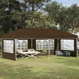 vidaXL Pop-up Feesttent 575 x 290 x 245 cm Crèmekleurig
