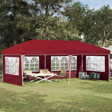 vidaXL Pop-up Feesttent 575 x 290 x 245 cm Crèmekleurig