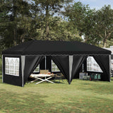 vidaXL Pop-up Feesttent 575 x 290 x 245 cm Crèmekleurig