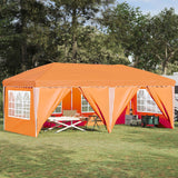 vidaXL Pop-up Feesttent 575 x 290 x 245 cm Crèmekleurig