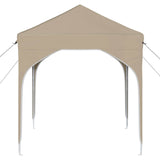 vidaXL Pop-up Feesttent 194 x 194 x 245 cm Crèmekleurig