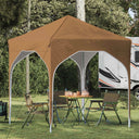 vidaXL Pop-up Feesttent 194 x 194 x 245 cm Crèmekleurig
