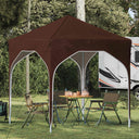 vidaXL Pop-up Feesttent 194 x 194 x 245 cm Crèmekleurig