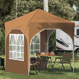 vidaXL Pop-up Feesttent 194 x 194 x 245 cm Crèmekleurig