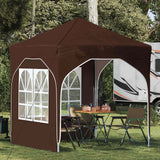 vidaXL Pop-up Feesttent 194 x 194 x 245 cm Crèmekleurig