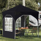 vidaXL Pop-up Feesttent 194 x 194 x 245 cm Crèmekleurig