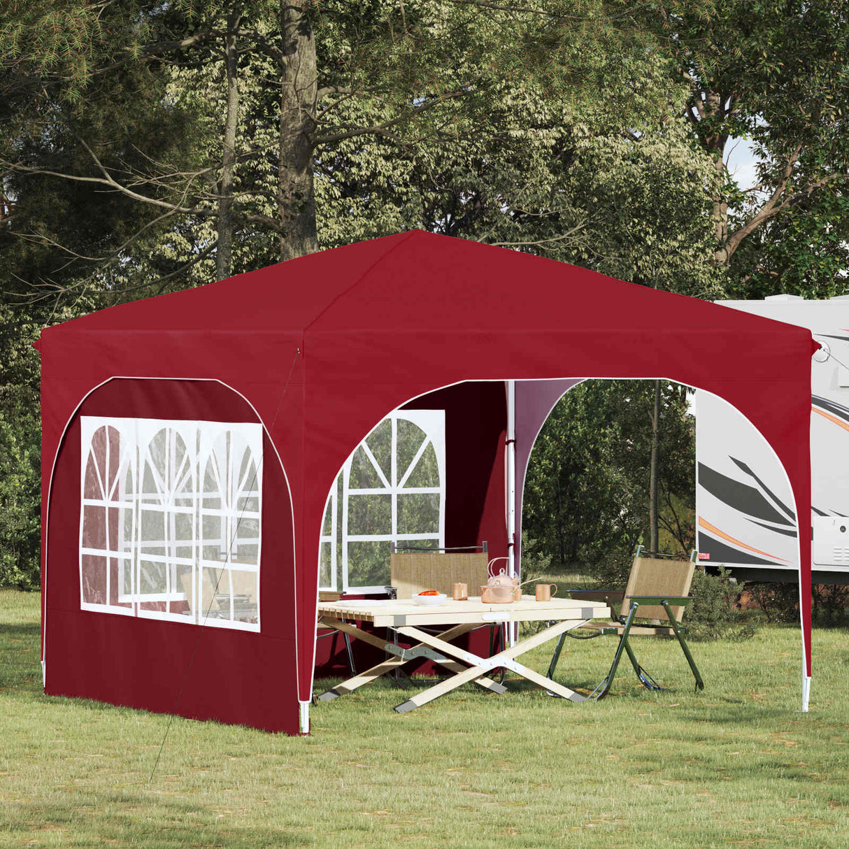 vidaXL Pop-up Party Tent 290 x 290 x 245 cm Cream