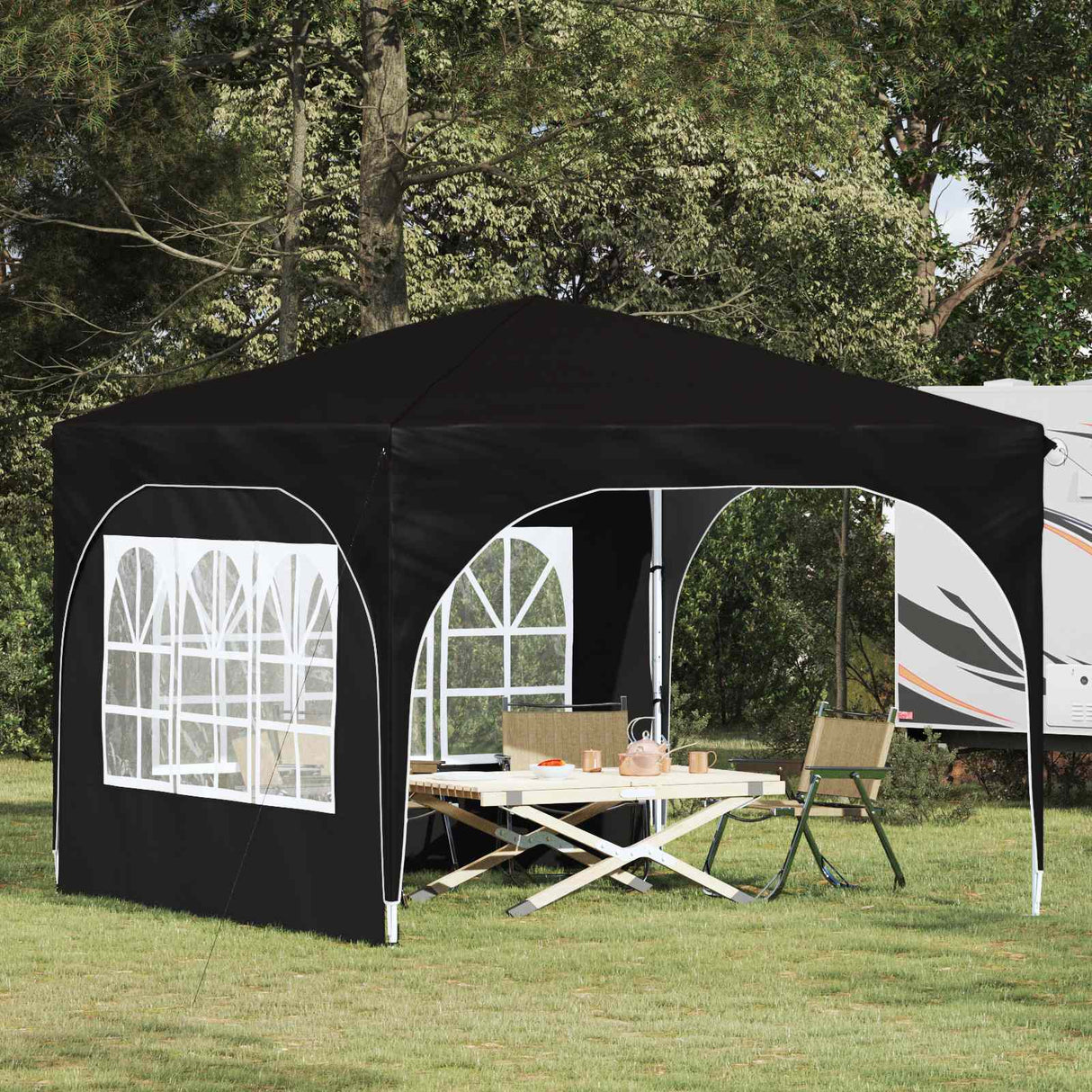 vidaXL Pop-up Party Tent 290 x 290 x 245 cm Cream