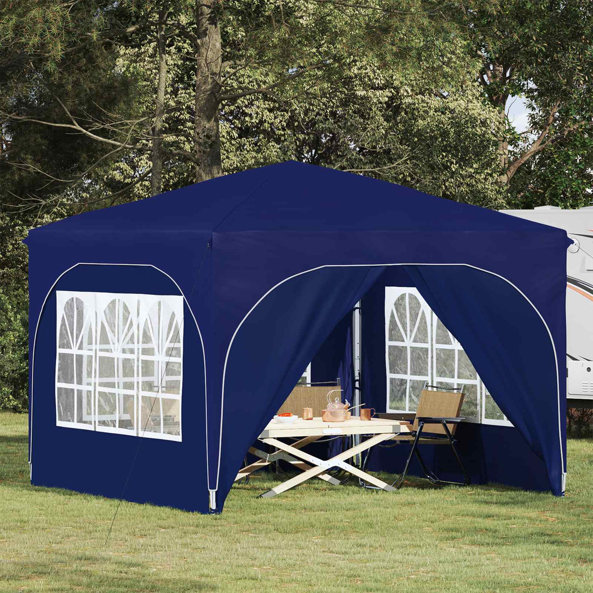 vidaXL Pop-up Party Tent 290 x 290 x 245 cm Cream