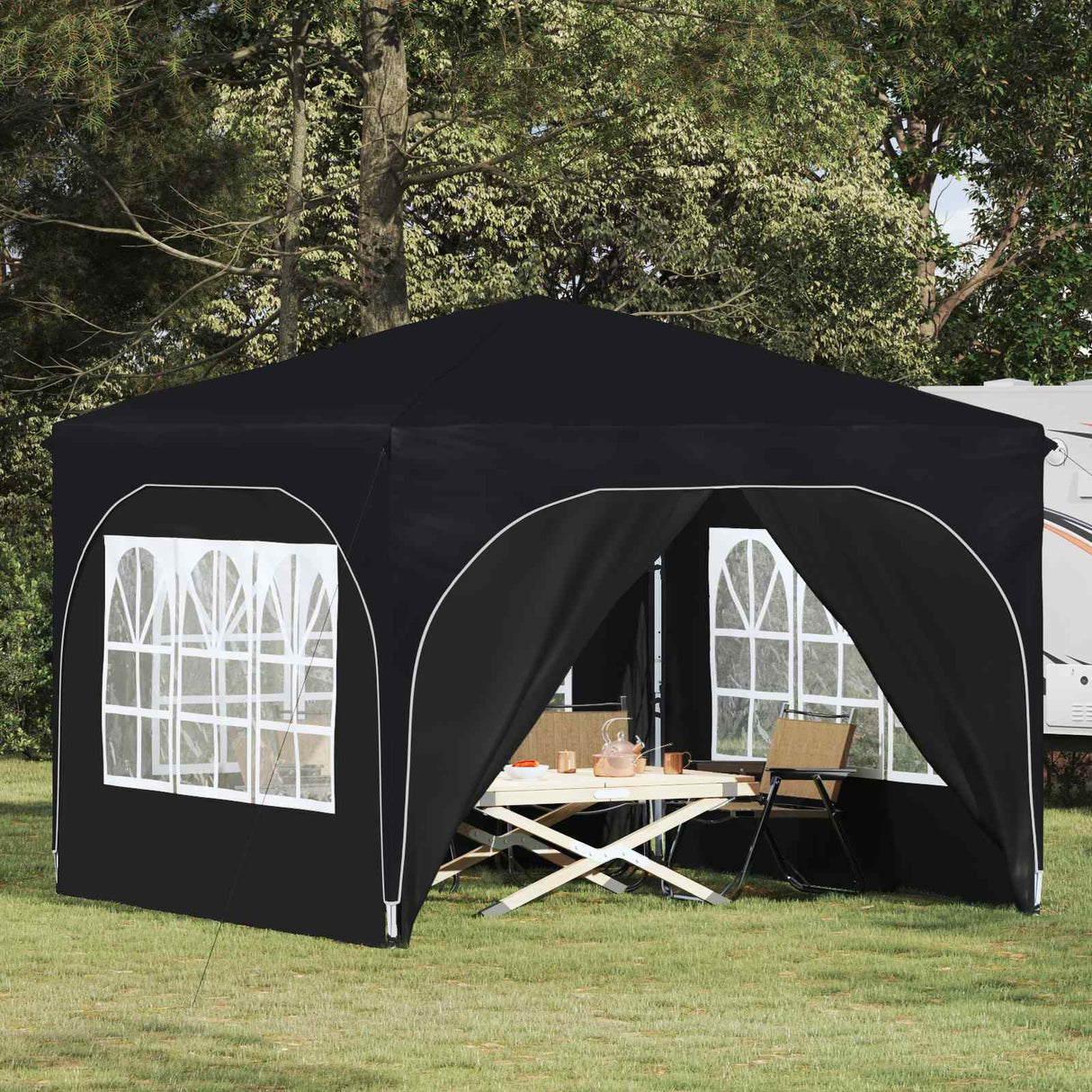 vidaXL Pop-up Party Tent 290 x 290 x 245 cm Cream