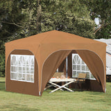 vidaXL Pop-up Party Tent 290 x 290 x 245 cm Cream