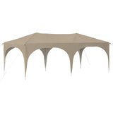 vidaXL Pop-up Feesttent 575 x 288 x 245 cm Crèmekleurig Oxford Stof