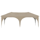 vidaXL Pop-up Feesttent 575 x 288 x 245 cm Crèmekleurig Oxford Stof