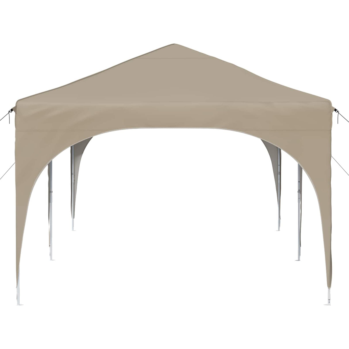 vidaXL Pop-up Feesttent 575 x 288 x 245 cm Crèmekleurig Oxford Stof
