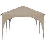 vidaXL Pop-up Feesttent 575 x 288 x 245 cm Crèmekleurig Oxford Stof