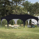 vidaXL Pop-up Feesttent 575 x 288 x 245 cm Crèmekleurig Oxford Stof