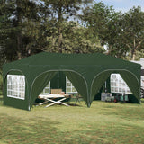 vidaXL Pop-up Feesttent 575 x 288 x 245 cm Crèmekleurig Oxford Stof