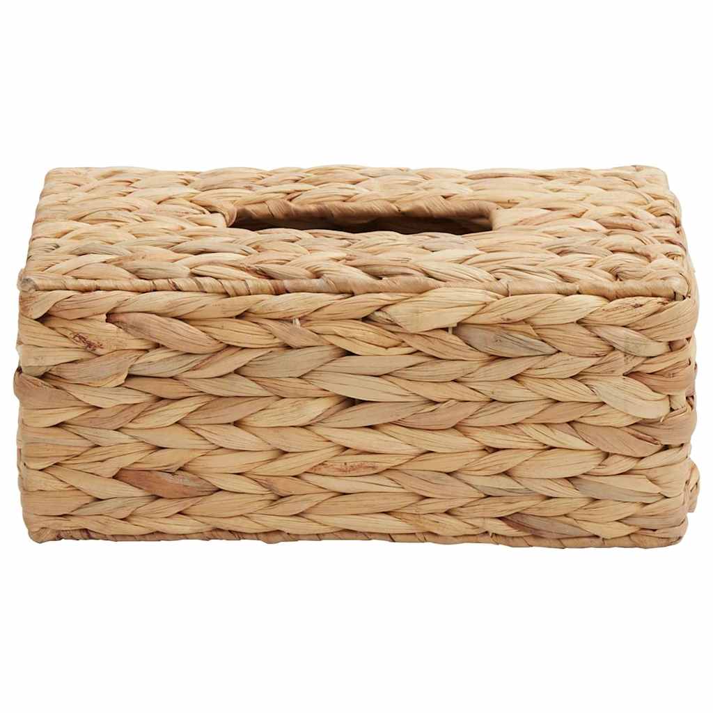 vidaXL Tissue Doos Deksels 2 pcs Waterhyacint 27.5 x 16.5 x 14 cm