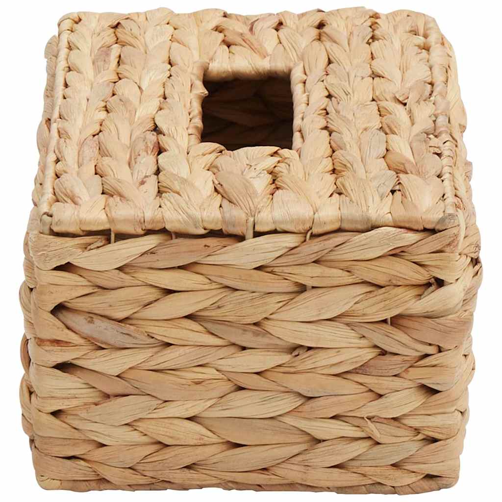 vidaXL Tissue Doos Deksels 2 pcs Waterhyacint 27.5 x 16.5 x 14 cm
