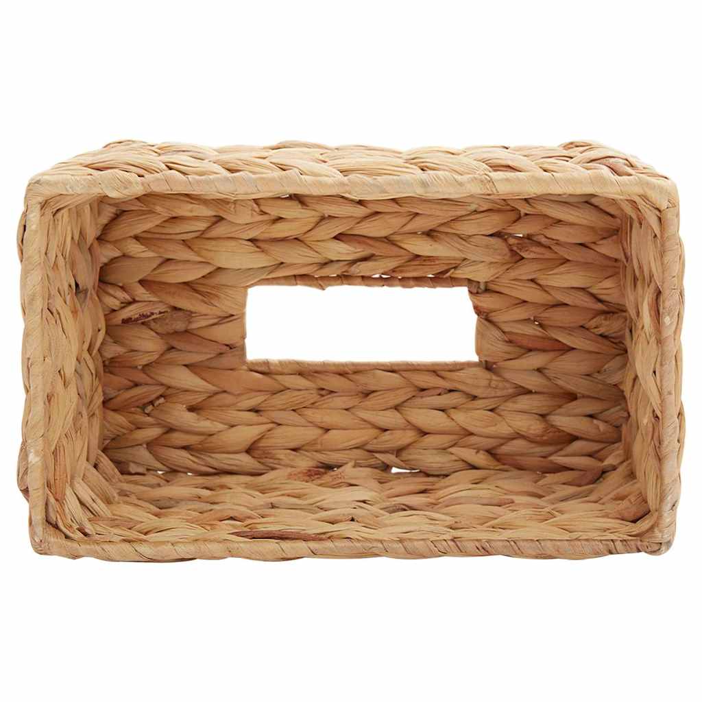 vidaXL Tissue Doos Deksels 2 pcs Waterhyacint 27.5 x 16.5 x 14 cm