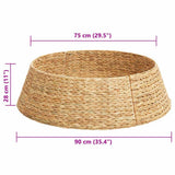 vidaXL Kerstboomkraag Bruin 60 x 60 x 22 cm Waterhyacint