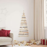 vidaXL Kerstboom Naturel 90 cm massief essenhout