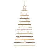 vidaXL Kerstboom Naturel 90 cm massief essenhout