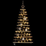 vidaXL Kerstboom Naturel 90 cm massief essenhout