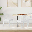 vidaXL Dining Chair 2 pcs Light Brown and Light Solid Rubberwood