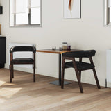 vidaXL Dining Chairs 2 pcs Light Brown 54 x 57 x 73 cm Solid Rubberwood