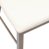 vidaXL Eetstoelen 2 pcs Lichtbruin 43 x 54 x 89 cm Massief Rubberhout